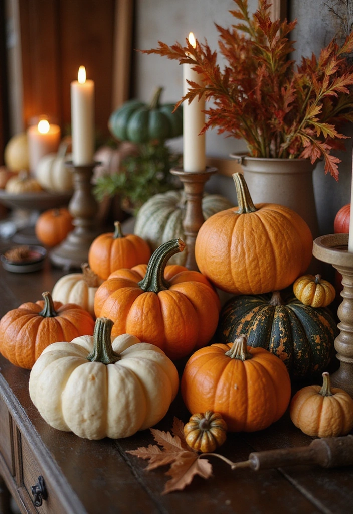 18 Chic Halloween Bedroom Decor Ideas for Book Lovers  - 5. Charming Pumpkin Accents