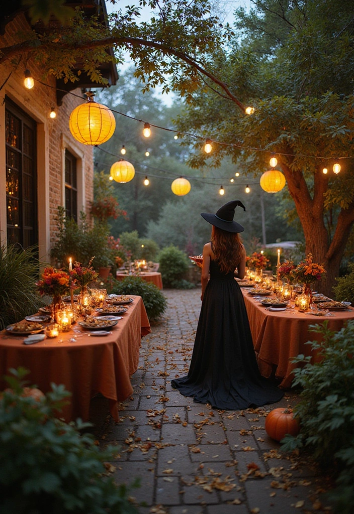 14 Quirky Halloween Home Garden Ideas for Book Lovers - 14. Themed Garden Parties