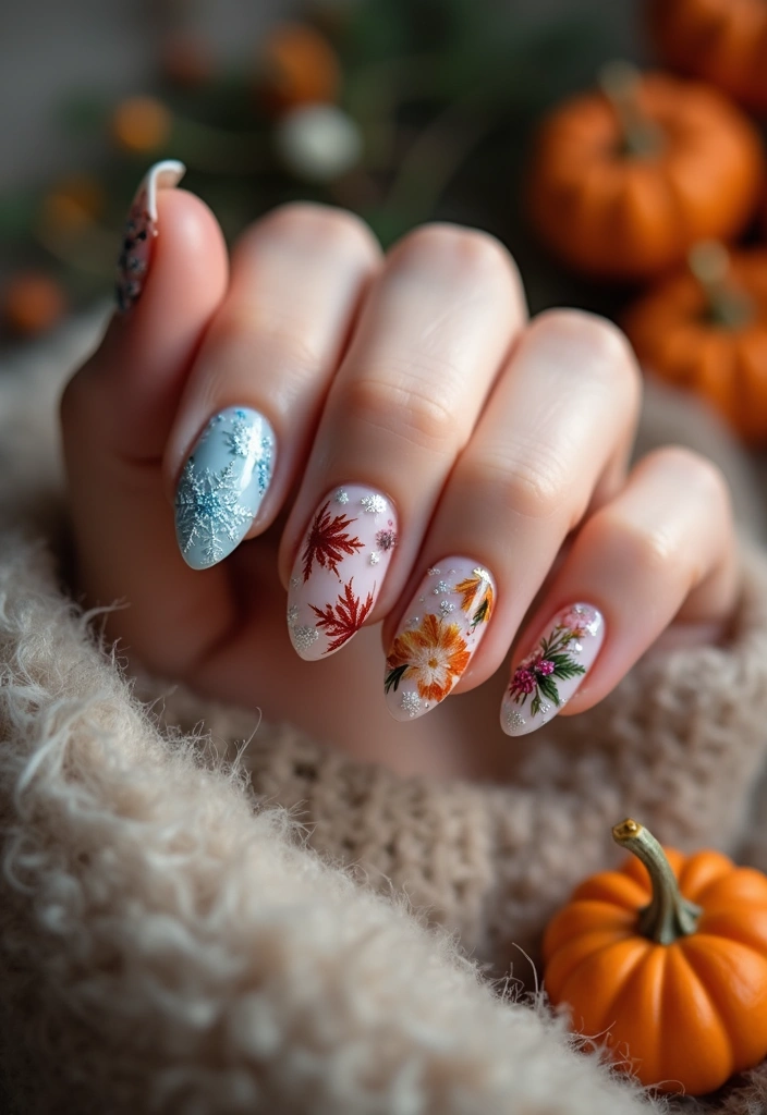 9 Cute Birthday Nail Ideas Every Book Lover Will Love - 9. Seasonal Reads