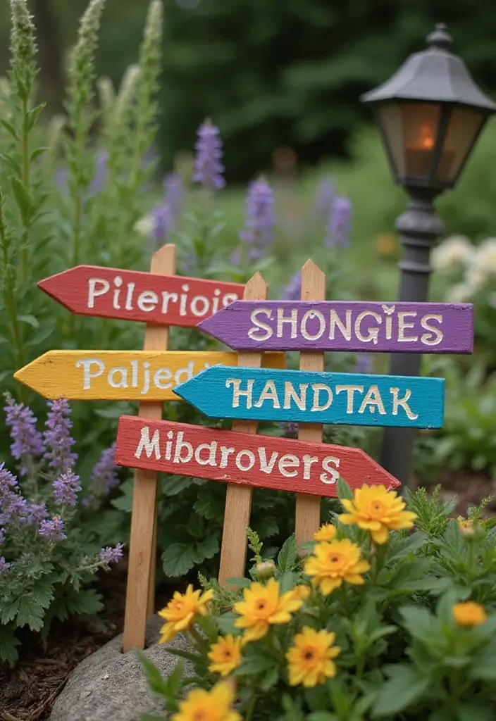 14 Quirky Halloween Home Garden Ideas for Book Lovers - 7. Potion Plant Labels