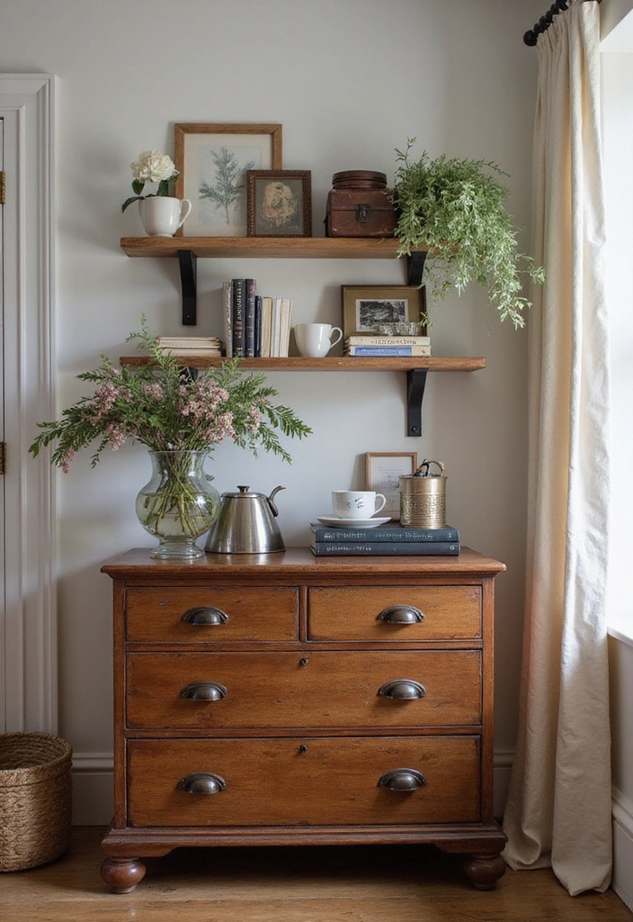 12 Coffee Bar Ideas for Book Lovers (Stylish Home Inspiration) - 11. Chic Coffee Station