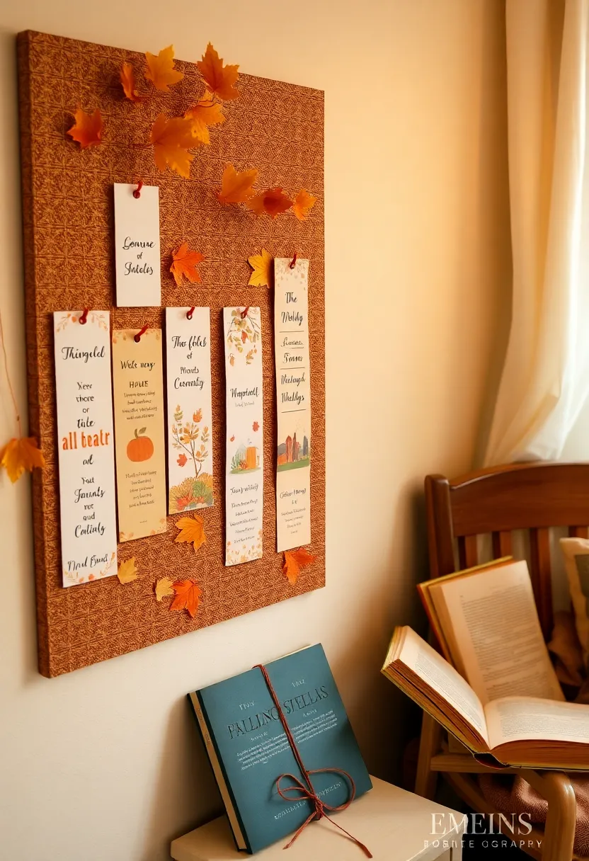 18 Must-Try Fall Bedroom Decor Ideas for Book Lovers (Don't Miss #15!) - 18. Personalized Bookmarks
