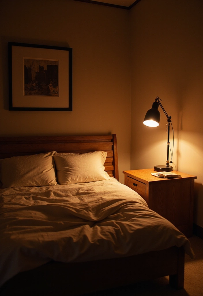 15 Cozy Japandi Bedroom Decor Ideas That Will Inspire Every Book Lover! - 9. Ambient Lighting