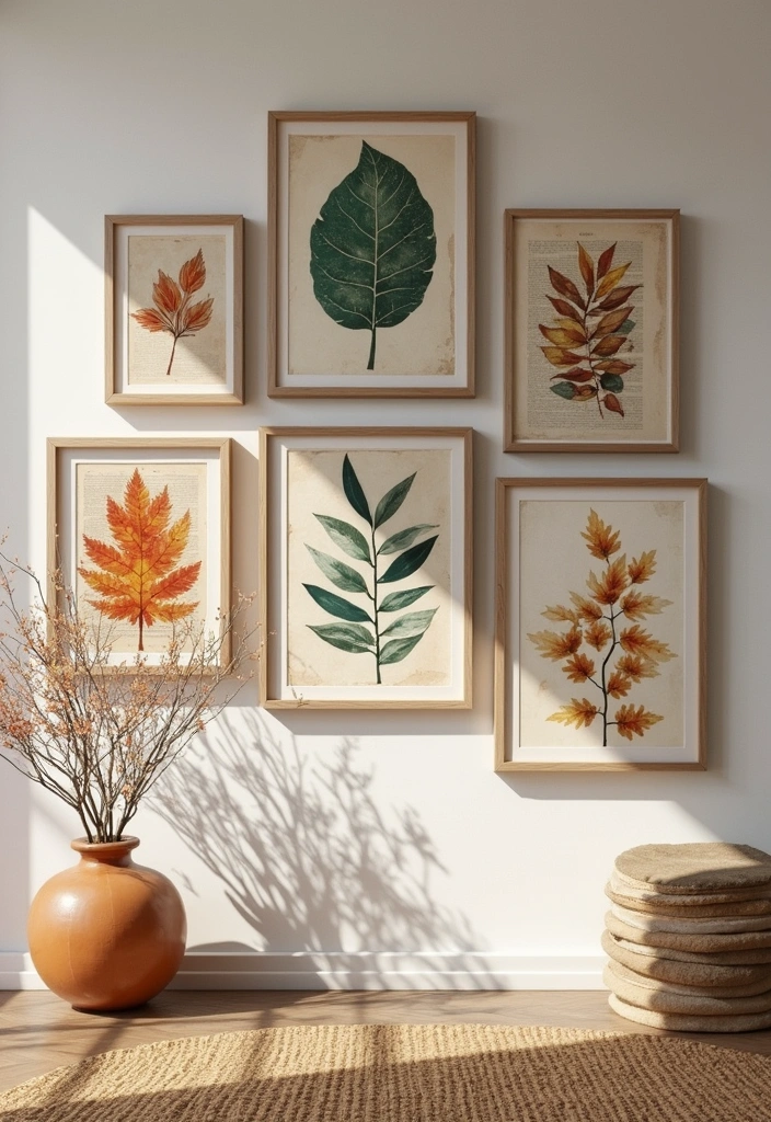 15 Autumn Living Room Decor Ideas Every Book Lover Needs to Try This Fall! - 7. Literary Art Prints