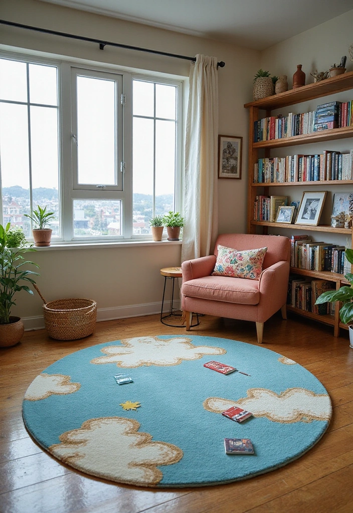 20 Modern Surreal Home Decor Ideas for Book Lovers That'll Leave You Speechless! - 9. Surreal RUGS