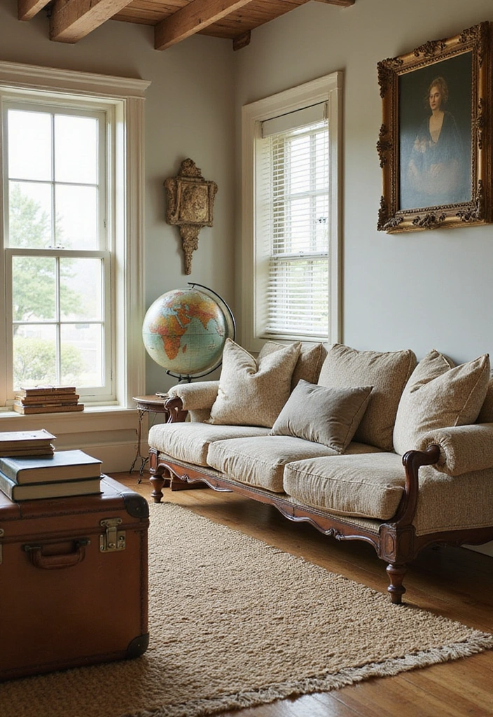 15 Hawaiian Beach House Decor Ideas for Book Lovers - 11. Vintage Finds