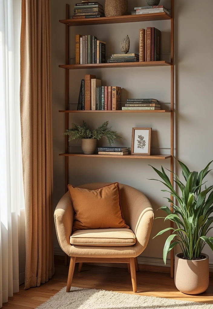 15 Mid-Century Book Nook Decor Ideas That'll Make You Want to Curl Up with a Classic! - 8. Personalized Book Displays