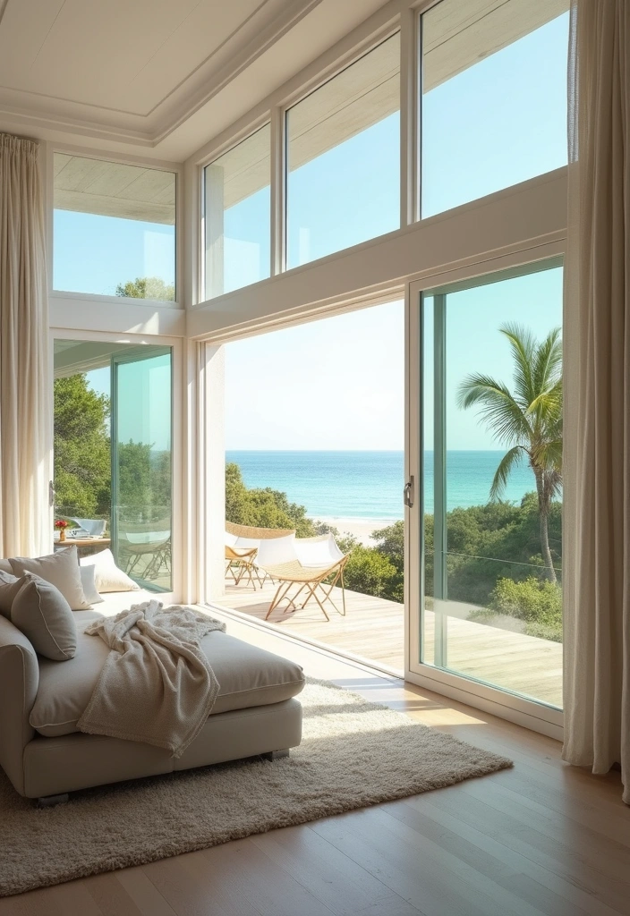 15 Hawaiian Beach House Decor Ideas for Book Lovers - 5. Natural Light and Open Spaces