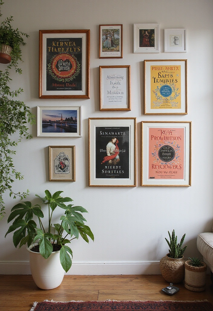 22 Easy Spring DIY Decor Projects for Book Lovers (Get Ready to Craft #18!) - 5. Book Cover Wall Art