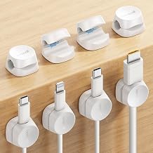 8Pack Cord Organizer [1s Lock] Spring Cable Management Clips - Lamicall ...