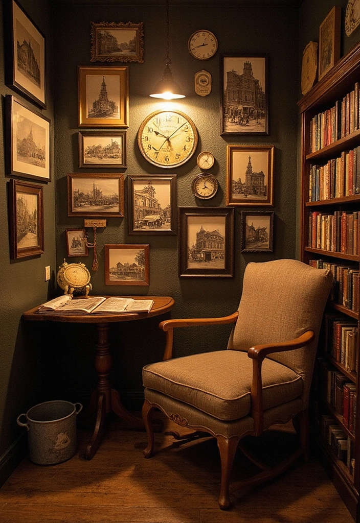 16 Retro Wall Decor Ideas for Book Lovers That Will Inspire Your Next Read! - 9. Retro Bookstore Aesthetic