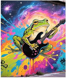 yvkew 5D Diamond Painting Cute Frog Handmade Decoration Project Indoor D...