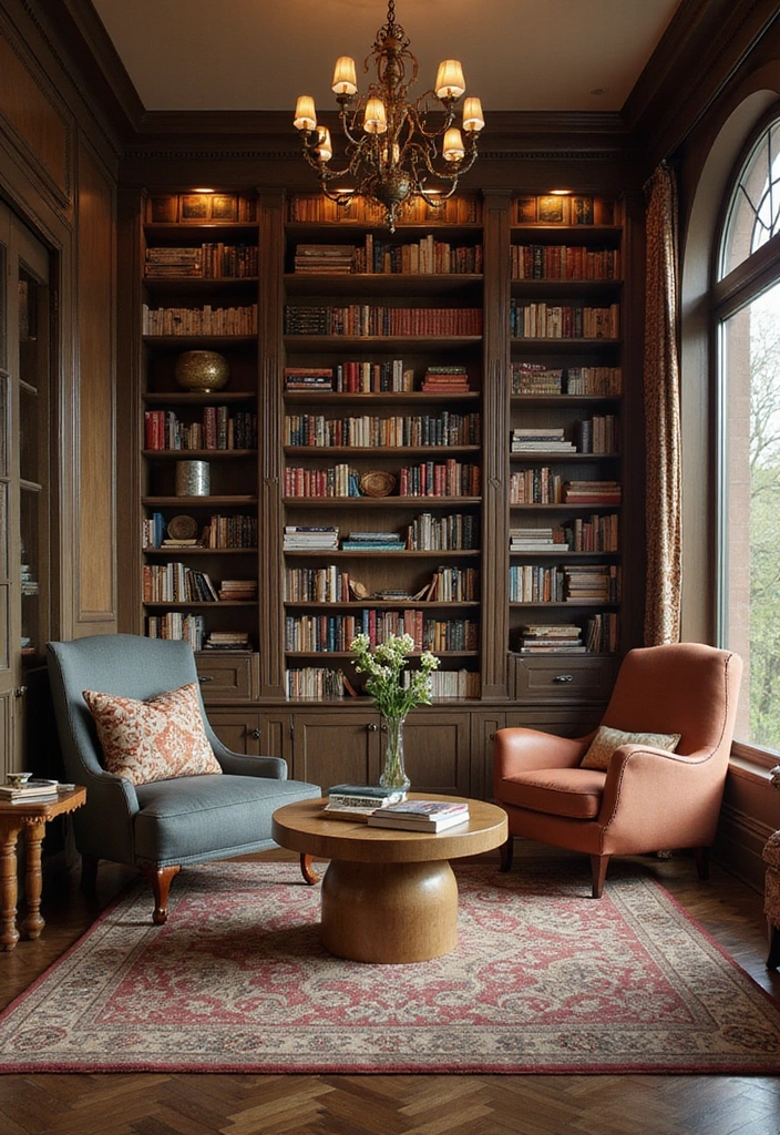 15 Maximalist Home Office Ideas for Book Lovers That'll Inspire Your Next Reading Nook! - 15. Create Your Own Reading Center