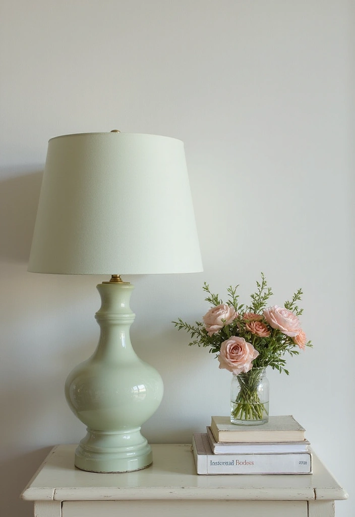 16 Sage Green Bedroom Decor Ideas That Speak to Every Book Lover’s Heart! - 9. Bedside Table Decor