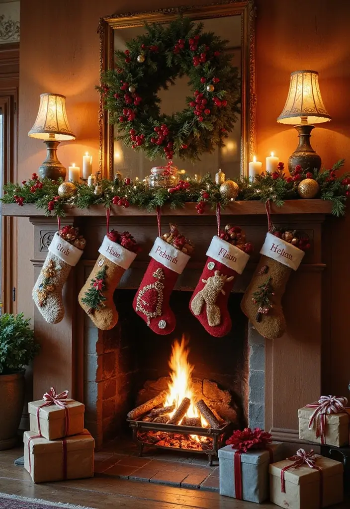 18 Enchanting Christmas Home Decor Ideas Every Book Lover Will Adore! - 7. Bookish Stockings
