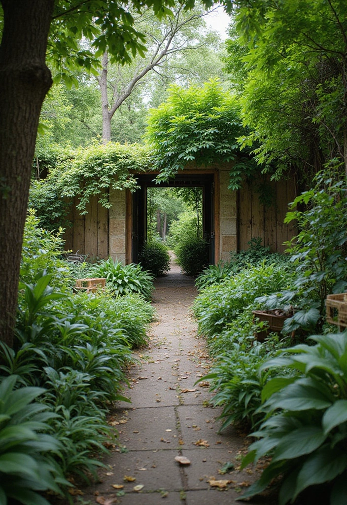 12 Cozy Small Backyard Garden Ideas for Book Lovers  - 10. Secret Garden with Hidden Books