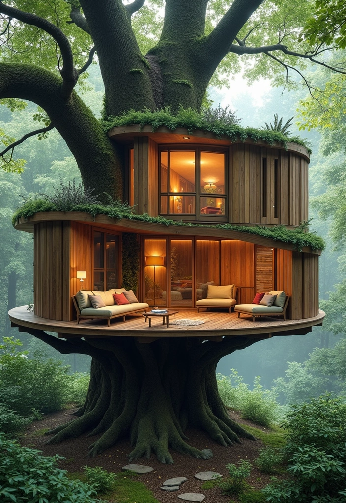 16 Unique Treehouse Designs Perfect for Book Lovers - 11. The Zen Meditation Tree House