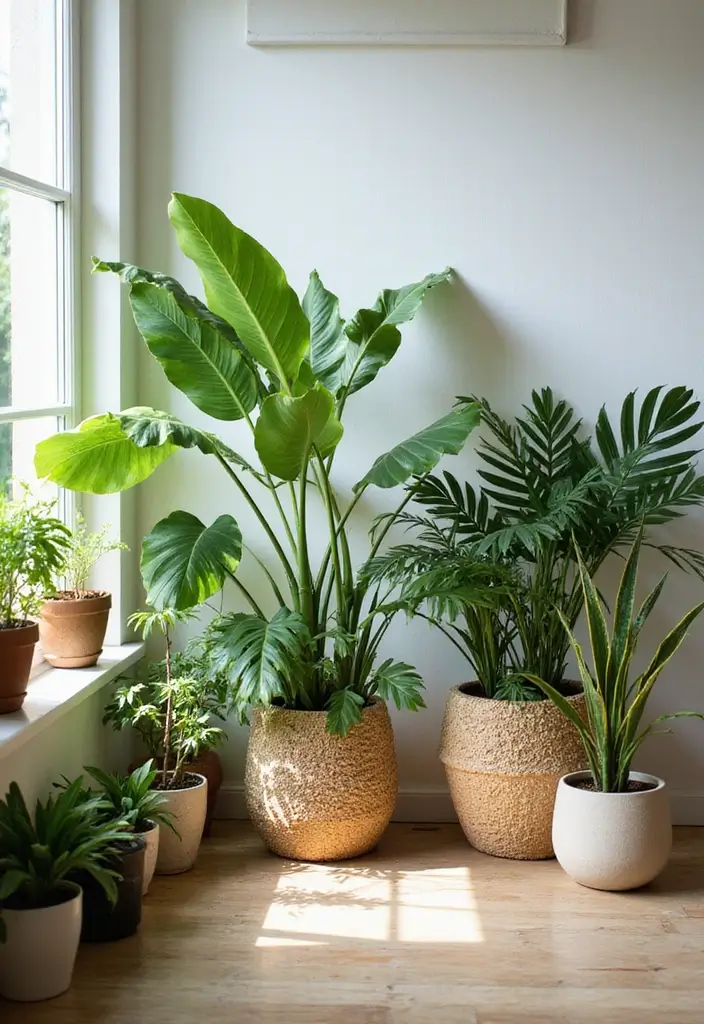 15 Hawaiian Beach House Decor Ideas for Book Lovers - 8. Indoor Plants
