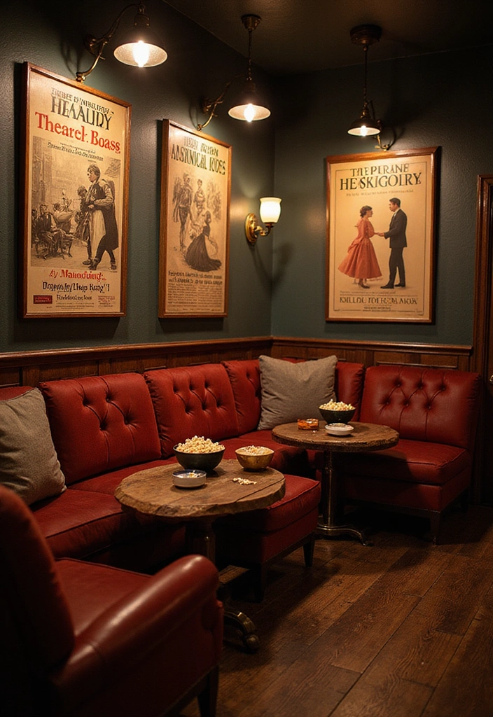 16 Retro Wall Decor Ideas for Book Lovers That Will Inspire Your Next Read! - 5. Retro Movie Adaptation Posters