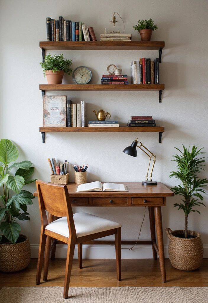 13 Cozy Small Living Room Ideas Every Book Lover Will Adore - 12. Compact Desks for Reading & Writing