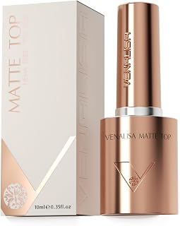 VENALISA Matte Gel Top Coat- No Wipe Long Lasting Matte Top Coat Clear G...