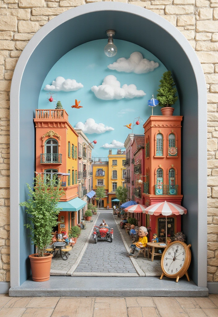17 Mind-Blowing 3D Book Nook Ideas Every Bookworm Needs to Try Right Now! - 2. Urban Cityscape