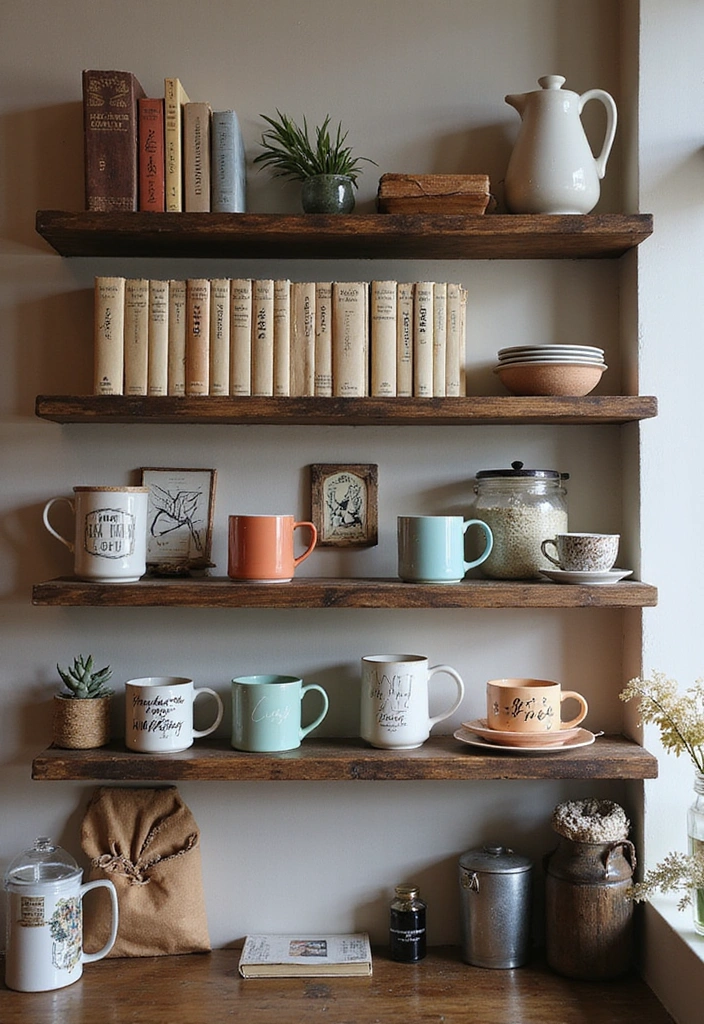 20 DIY Home Library Ideas Every Book Lover Needs to Try (Get Ready for #13!) - 11. Bookish Mug Holders