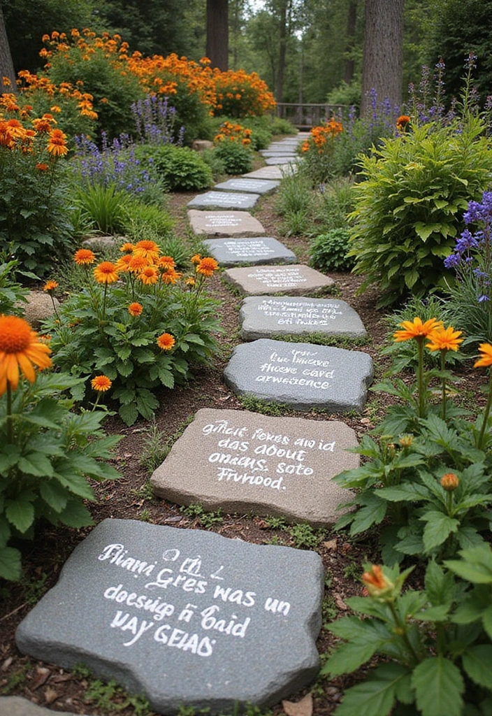 19 DIY Cottagecore Garden Decor Ideas for Book Lovers - 11. Memory Lane Pathway