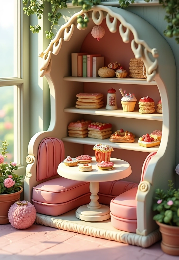 17 Mind-Blowing 3D Book Nook Ideas Every Bookworm Needs to Try Right Now! - 13. Whimsical Bakery