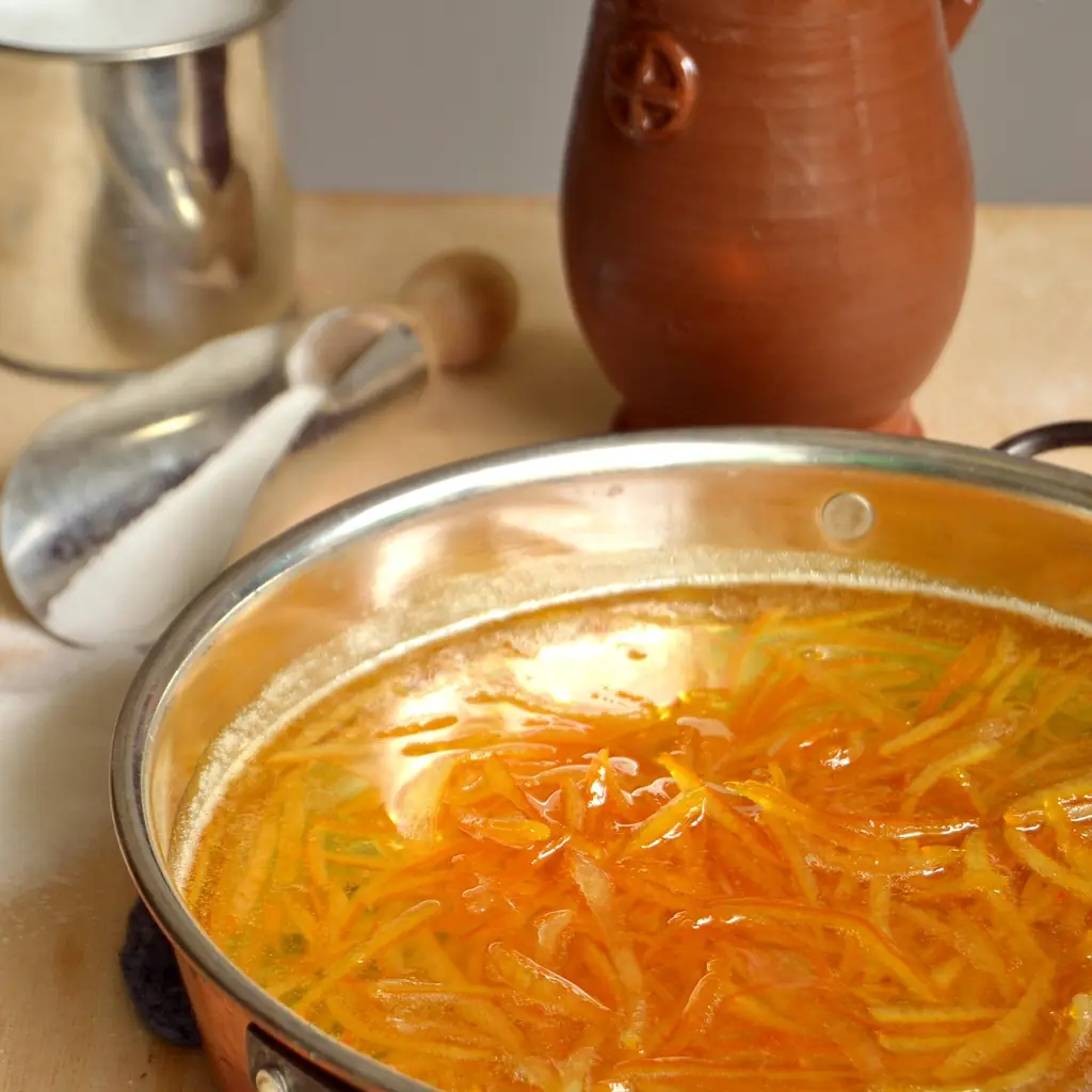 Candied orange peel
