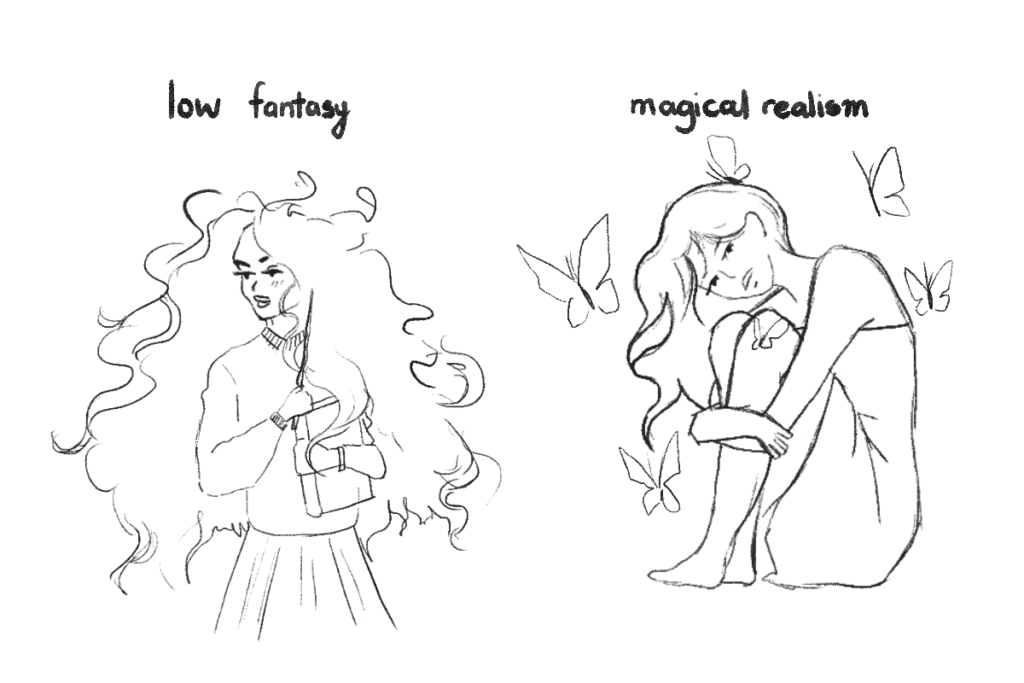 low fantasy vs magical realism