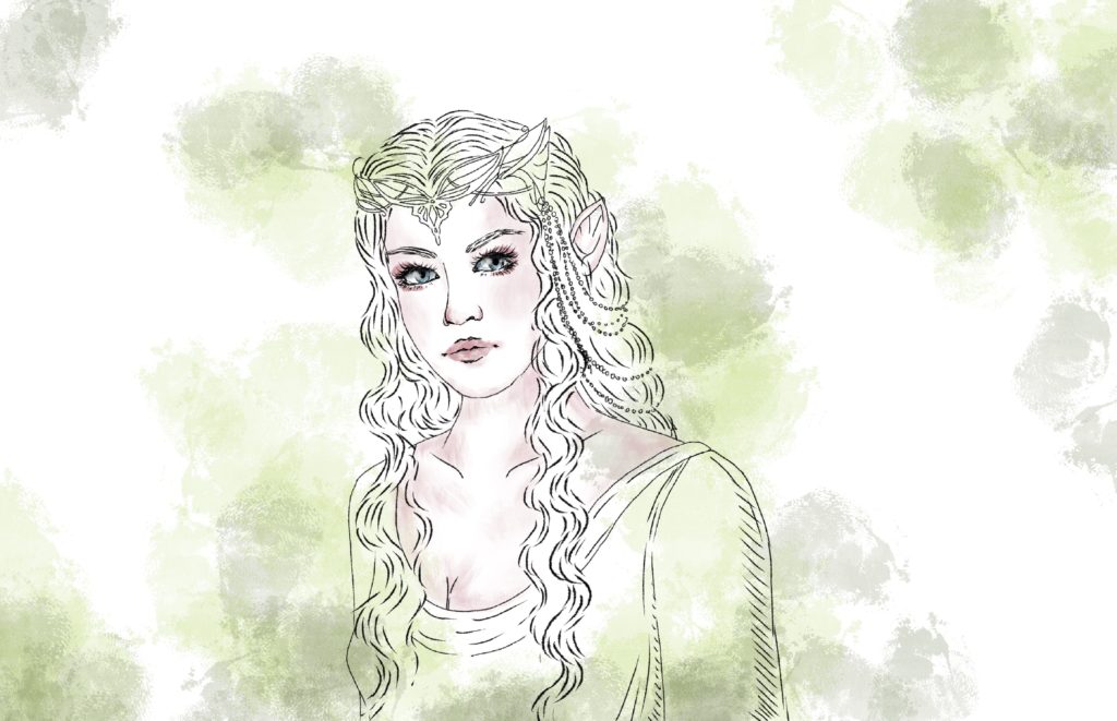 Arwen LOTR Fantasy Queen fanart